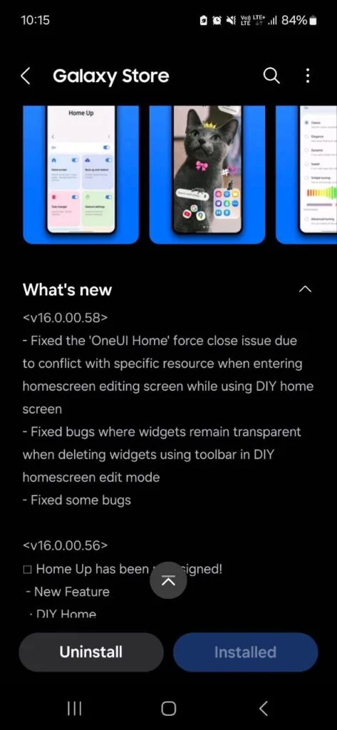 Samsung Home Update One UI 7