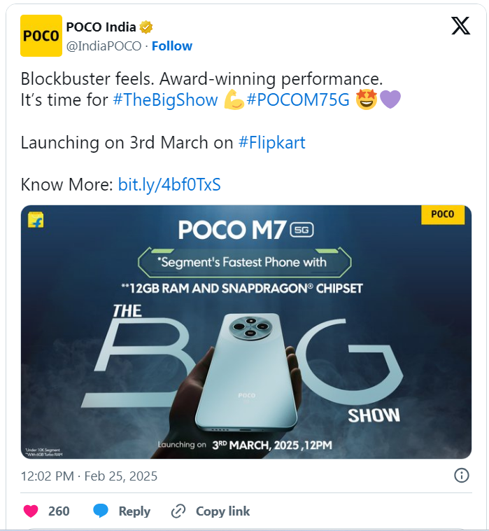Poco M7 5G: x.com
